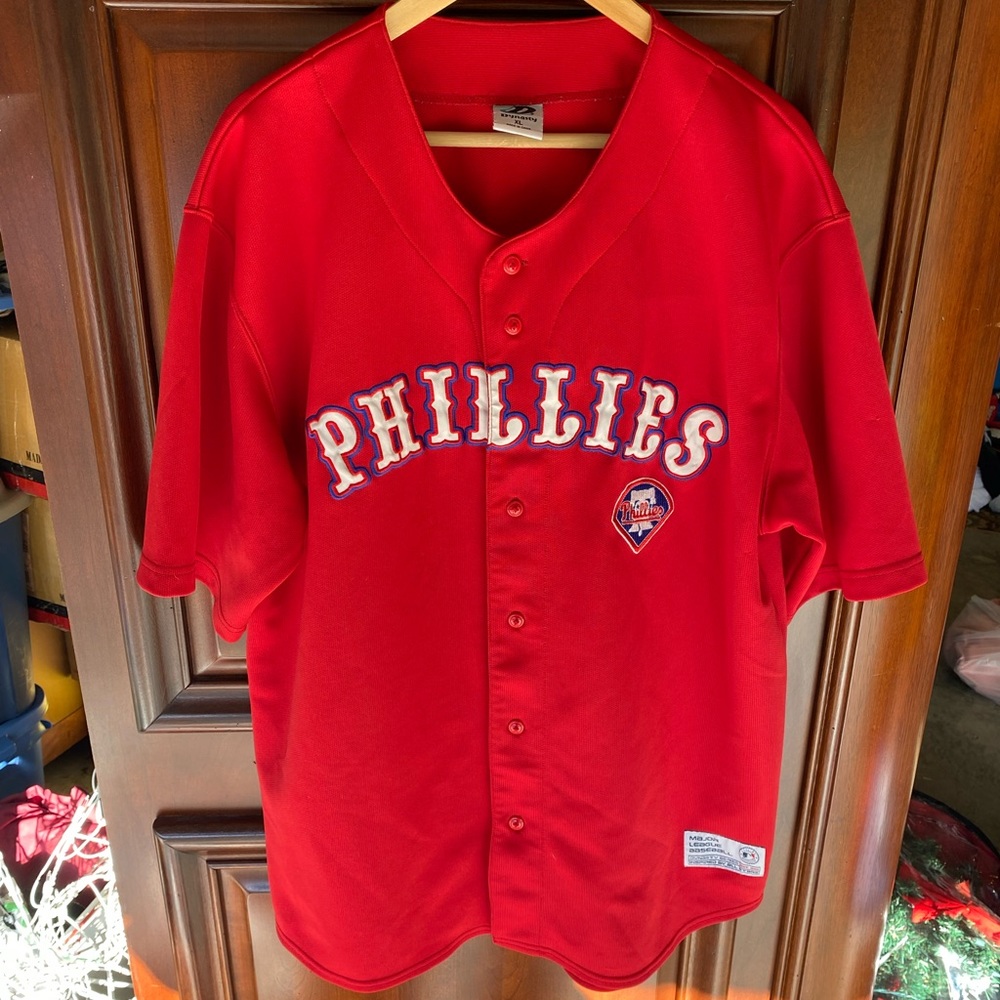 Vintage Genuine MLB Philadelphia Phillies Dynasty Series Baseball Jersey